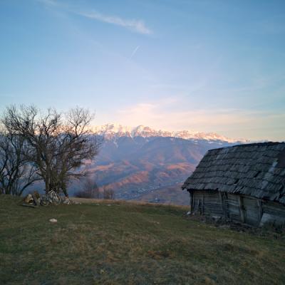 Apus in muntii Făgăras